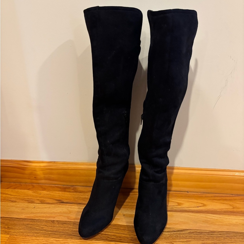 Black Over-the-Knee Women's Boots
